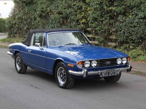 1974 Triumph Stag Manual with Overdrive VENDUTO