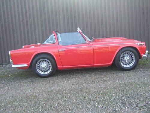 1967 Triumph TR4A with Surrey Top. For Sale
