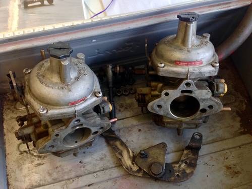 Stromberg CD 175 carburettors and linkage For Sale