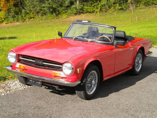 1972 TR6 for sale SOLD