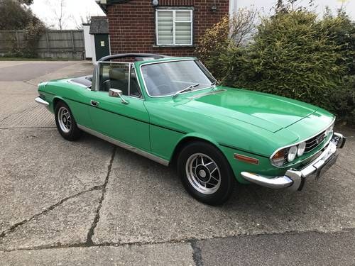1976 Triumph Stag One owner from new!!  SOLD