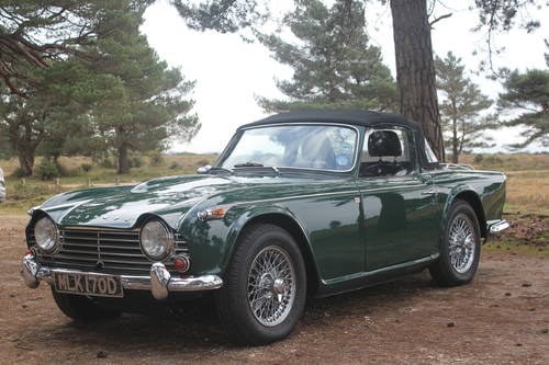 1966 Triumph TR4a irs with overdrive SOLD