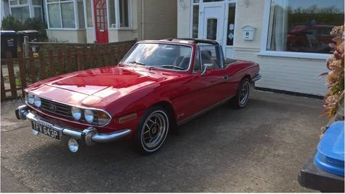 1976 Red triumph stag For Sale