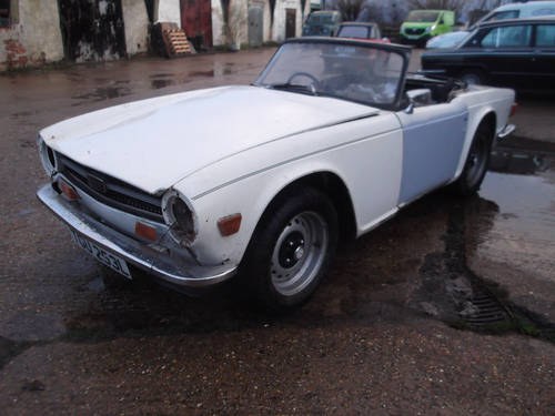 PROJECT TR6 1973 ORIGINAL FUEL INJECTED UK CAR WITH OVERDRIV SOLD