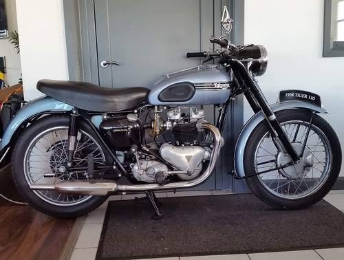 1954 Triumph Tiger 110 650cc Matching Numbers For Sale