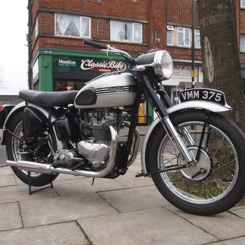 1951 Triumph T100 Tiger 500cc. Supplied By Whitby's Of Acton. VENDUTO
