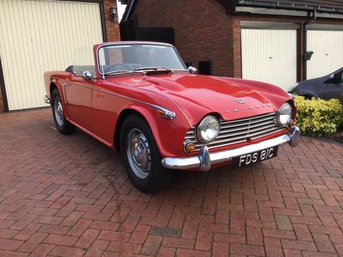 1965 Triumph TR4A IRS Overdrive SOLD