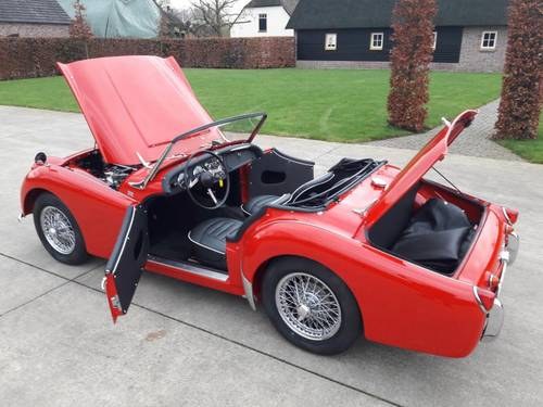 TRIUMPH TR3A RED 1961 XXXXX SOLD XXXXXX SOLD