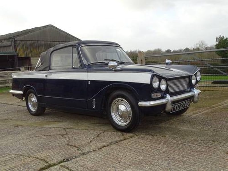 Superb Triumph Vitesse Mk1 2.0 Convertible with O/D