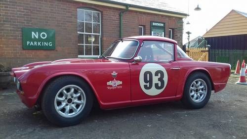 1962 Triumph TR4 Race car and trailer SOLD