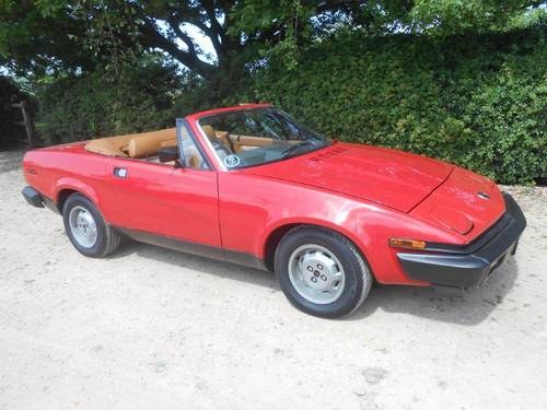 1981 Triumph TR7 Convertible At ACA 27th January 2018 For Sale