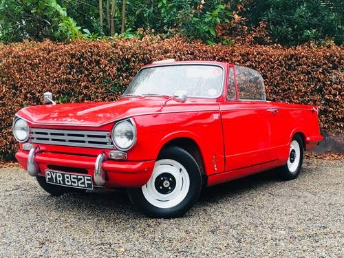 1968 HERALD 13/60 CONVERTIBLE - WINTER VALUE! VENDIDO