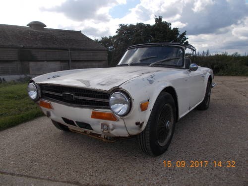 1969 Early production rot free TR6, LHD  In vendita