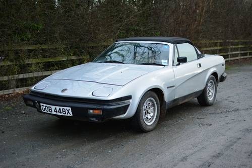 1982 Triumph TR7 Convertible - 2.0 long term lady ownership For Sale