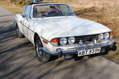 Triumph Stag Automatic 1975 71,000 Documented Miles SOLD