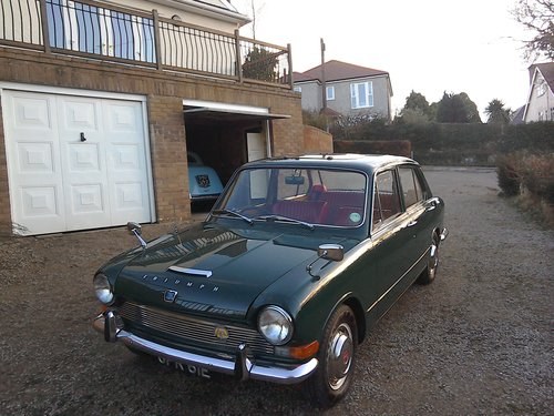 1967 Triumph 1300 in Conifer green with red interior SOLD