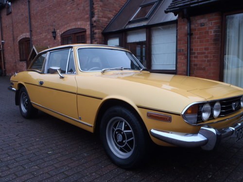 Triumph Stag MK11 Manual in Yellow 1973. For Sale