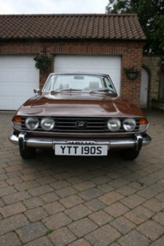 1977 Triumph Stag AUTO 57000miles every MOTcertificate For Sale