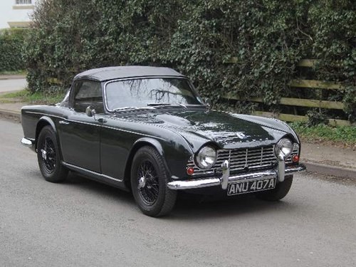 1963 Triumph TR4 Stunning in BRG For Sale by Auction