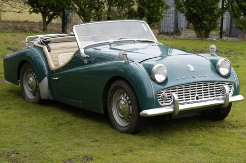 1958 A Triumph TR3A Restoration Project For Sale