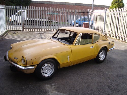 TRIUMPH GT6 2.0 MK3 LHD(1971)YELLOW SOLID RUSTFREE! NOW SOLD VENDUTO