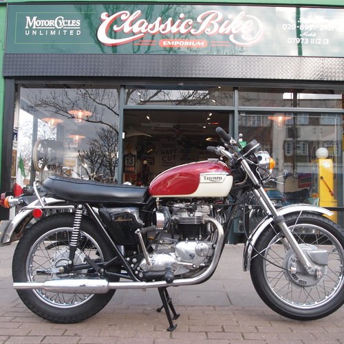 1972 T120 650cc Genuine UK Bike. SOLD TO ANDREW. SOLD