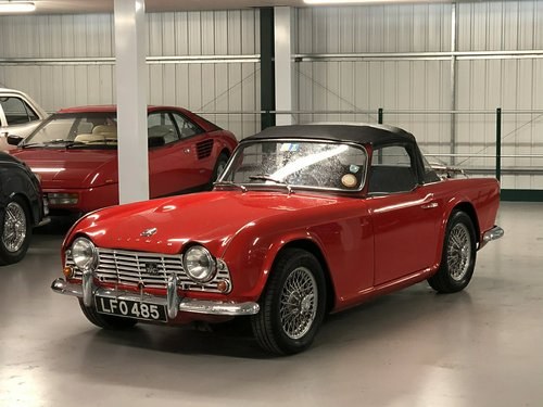 1963 Triumph TR4 Manual with Overdrive SOLD