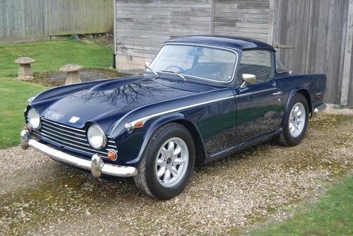 1968 Triumph TR5, UK Car, Body off resto, Fast-road Spec, History VENDUTO