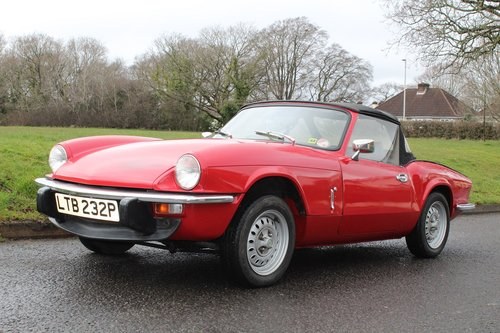 Triumph Spitfire 1500 1976 - To be auctioned 27-04-18 For Sale by Auction