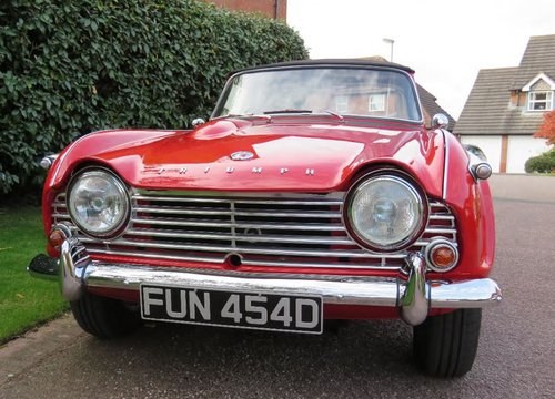 1966 Triumph TR4A IRS surrey top SOLD