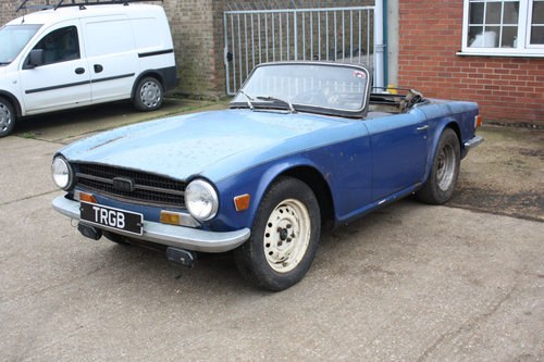TR6 1969 ORIGINAL 150 BHP EARLY CAR WITH OVERDRIVE SÅLD