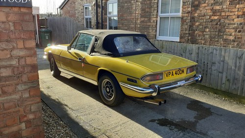 1974 Triumph stag mk2 mimosa yellow SOLD