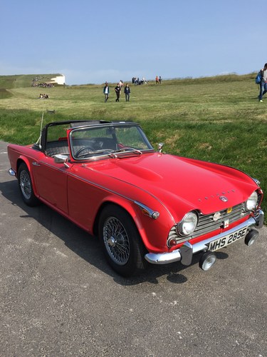 1967 Stunning TR4A IRS, Very quick, Surrey top SOLD