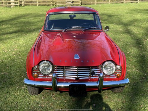 1963 Triumph Tr4 Surrey top LHD (FIVA) In vendita