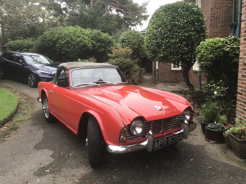 1963 Triumph tr4 UK car with overdrive For Sale