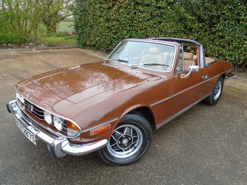 1977 Triumph Stag 3.0 V8 Auto. Last local lady owner for 37 years VENDUTO