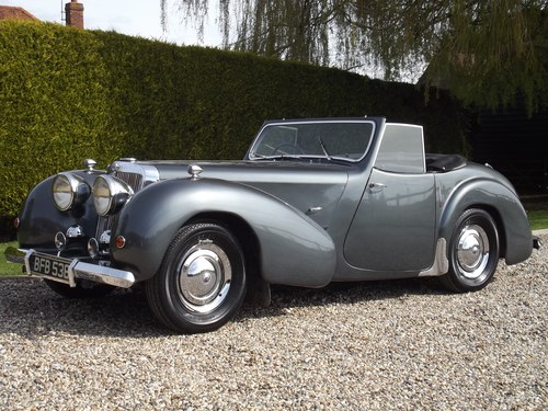 1949 Triumph 2000 Roadster. Excellent example SOLD