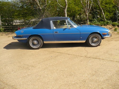 1974 Triumph stag mk2 auto tahiti blue SOLD
