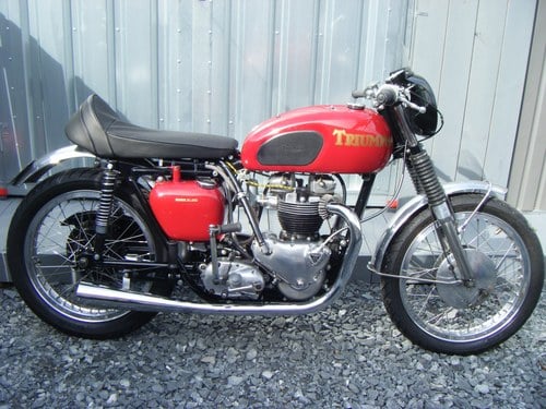 1957 Triumph 650 pre unit race bike with v5 For Sale