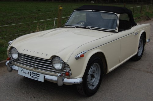 1965 TRIUMPH TR4A NOW HAS UK REGISTRATION In vendita