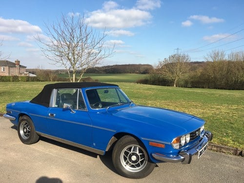 1977 Triumph Stag Manual O/D Tahiti Blue VERKAUFT