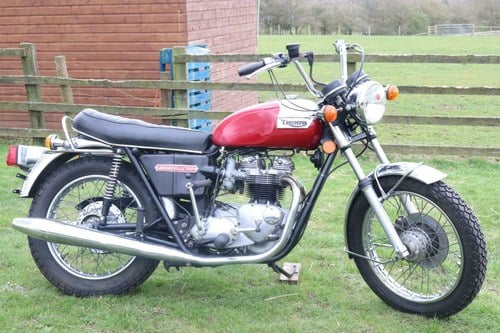 1974 Triumph Bonneville T140V US Import Low Miles, all original R SOLD