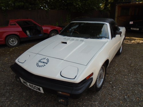 1980 TR7 V8 convertible, drives and sounds great, new mot SOLD