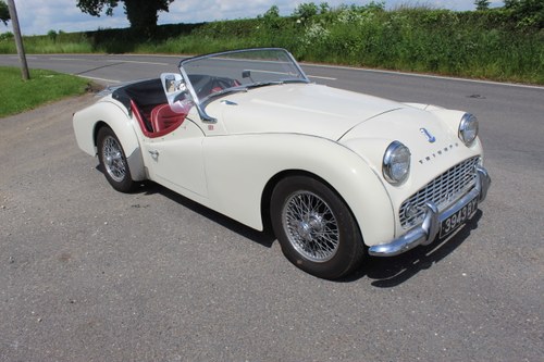 1960 Triumph TR3A With Overdrive , Original UK RHD SOLD