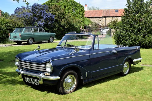 1970 TRIUMPH HERALD CONVERTIBLE - WHAT A GREAT SUMMER BUY! SOLD