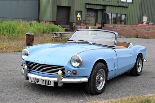1966 TRIUMPH SPITFIRE MARK II - RAREST MODEL. FULLY RESTORED SOLD