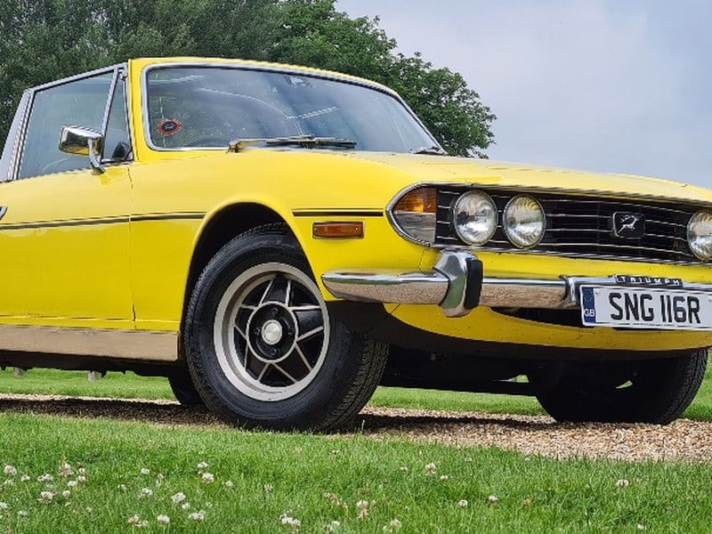 Low mileage Stag long term ownership being refurbished