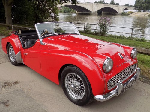 1958 Triumph TR3A - Subject of Nut & Bolt rebuild in 1990's SOLD
