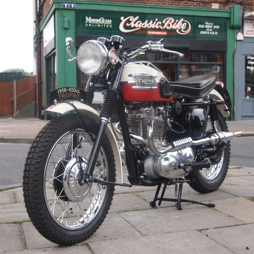 1958 Triumph TR6 Trophy Early Model, RESERVED FOR RUSSELL. For Sale