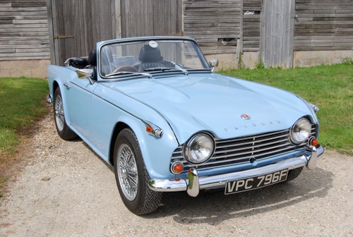 1967 Triumph TR4a, UK RHD, Well-sorted touring/regularity spec! SOLD